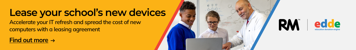 Lease your school's new devices from RM and edde
