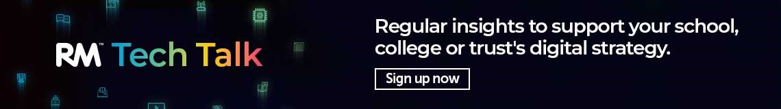 Regular insights to support your school, college or trust's digital strategy - Sign up to the RM Technology newsletter