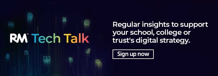 Regular insights to support your school, college or trust's digital strategy - Sign up to the RM Technology newsletter