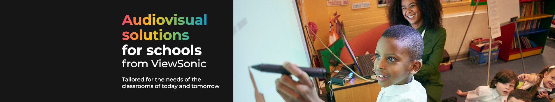 Audiovisual solutions for schools from ViewSonic