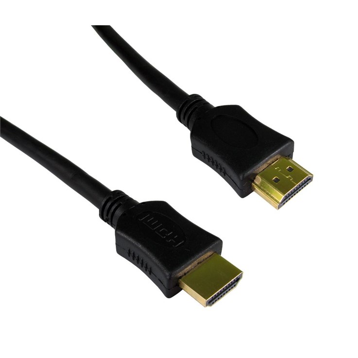 Cables Direct 2m HDMI, M - M HDMI cable HDMI Type A (Standard) Black
