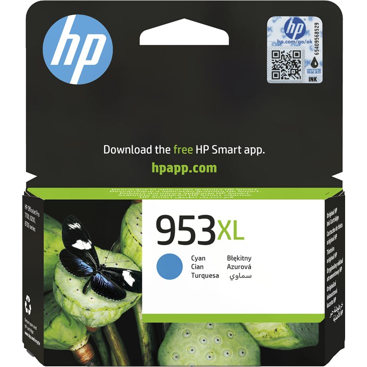 HP 953XL High Yield Cyan Original Ink Cartridge