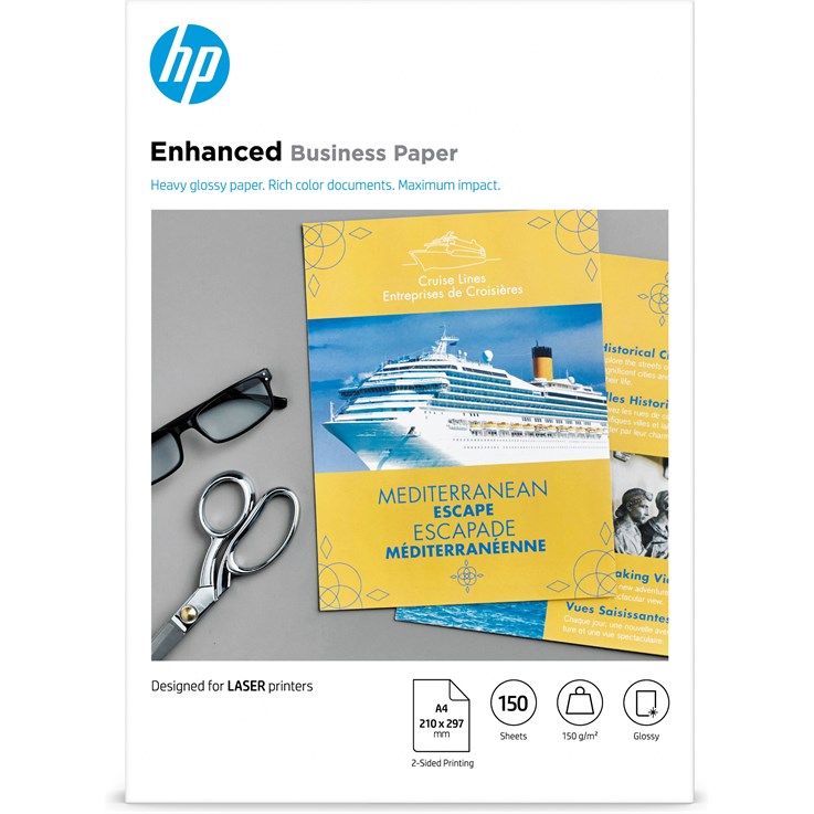 HP Enhanced Business Paper, Glossy, 150 g/m2, A4 (210 x 297 mm), 150 sheets