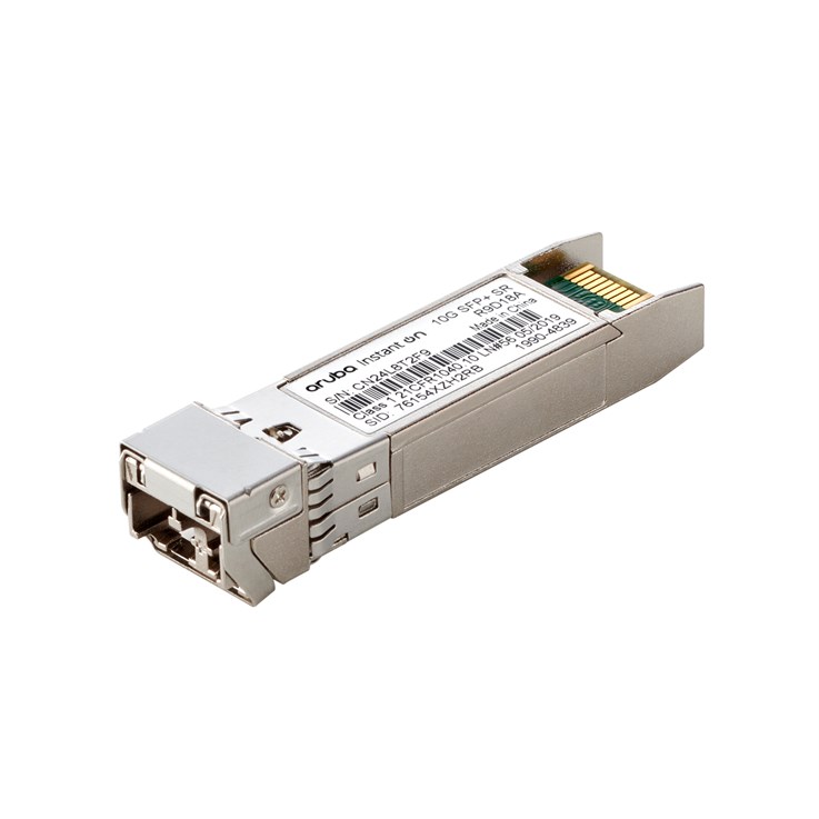 HPE Aruba Networking Aruba Instant On 10G SFP+ LC SR 300m OM3 MMF network transceiver module Fiber optic 10000 Mbit/s SFP+