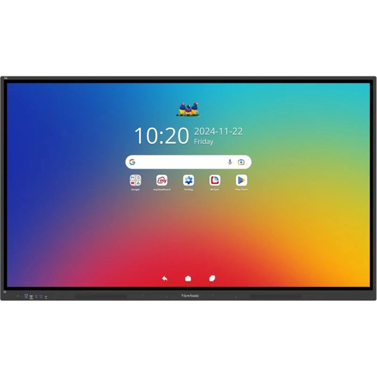 Viewsonic IFP6534 Display interactive whiteboard 165.1 cm (65") 3840 x 2160 pixels Touchscreen Black
