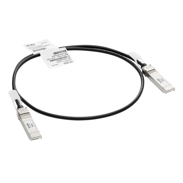 Aruba 10G SFP+ / SFP+ 1m InfiniBand/fibre optic cable SFP+ Black