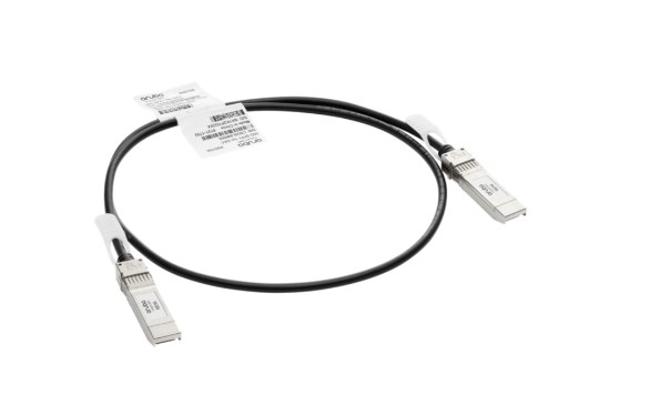 HPE Aruba Networking R9D19A InfiniBand/fibre optic cable 1 m SFP+ Black, Silver