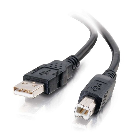 C2G 2m USB 2.0 A/B Cable - Black (6.6 ft)