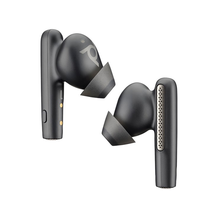 POLY Voyager Free 60 UC M Carbon Black Earbuds +BT700 USB-A Adapter +Basic Charge Case