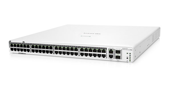 HPE Aruba Networking Aruba Instant On 1960 48G 40p Class4 8p Class6 PoE 2XGT 2SFP+ 600W Managed L2+ Gigabit Ethernet (10/100/1000) Power over Ethernet (PoE) 1U White