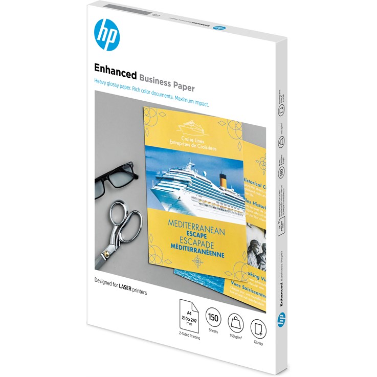 HP Enhanced Business Paper, Glossy, 150 g/m2, A4 (210 x 297 mm), 150 sheets