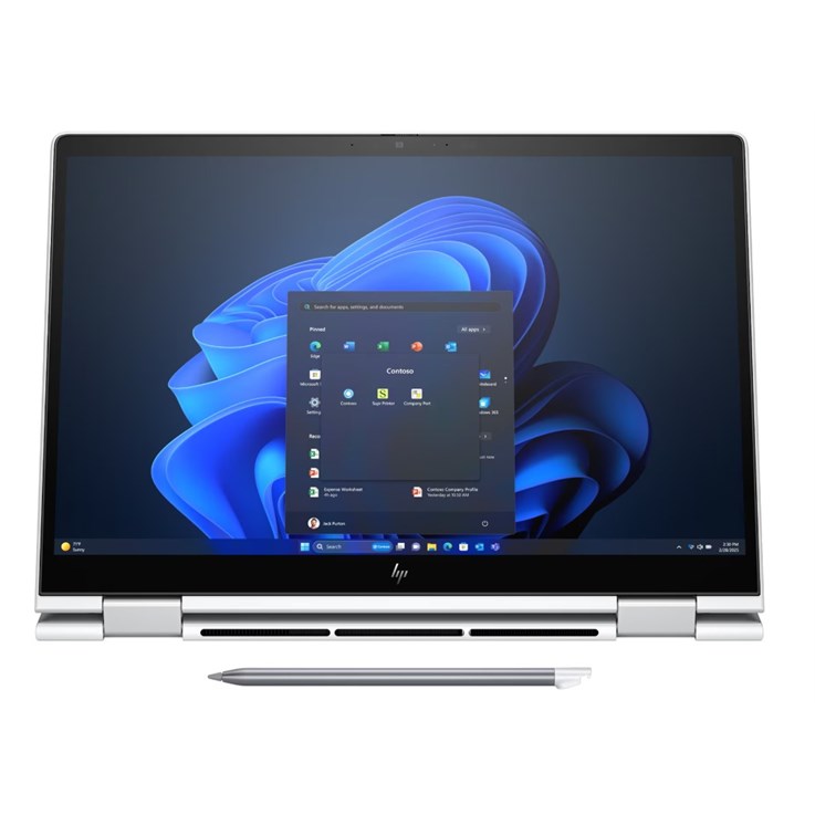 HP Elitebook 8 Flip G1i Intel Core Ultra 5 225U Hybrid (2-in-1) 33.8 cm (13.3") Touchscreen WUXGA 16 GB LPDDR5x-SDRAM 512 GB SSD Wi-Fi 6E (802.11ax) Windows 11 Pro Silver