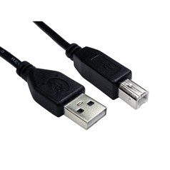 Cables Direct 99CDL2-103 USB cable USB 2.0 3 m USB A USB B Black