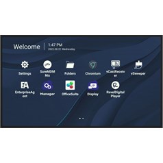 Viewsonic CDE9830 Signage Display 2.49 m (98") Wi-Fi 500 cd/m² 4K Ultra HD Black Built-in processor Android 11