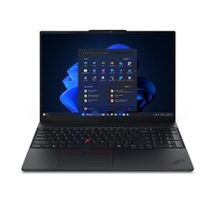 Lenovo ThinkPad E16 Gen 3 Intel Core Ultra 5 225U Laptop 40.6 cm (16") WUXGA 16 GB DDR5-SDRAM 512 GB SSD Wi-Fi 6E (802.11ax) Windows 11 Black - 21SSS7HS00